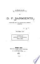 Obras de D. F. Sarmiento