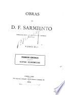 Obras de D. F. Sarmiento...: Progresos generales; vistas económicas. 1900