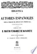 Obras de D. Martin Fernandez de Navarette