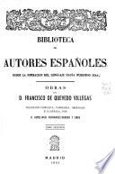 Obras de don Francisco de Quevedo Villegas