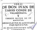 Obras de Don Ivan de Tarsis conde de Villamediana ...