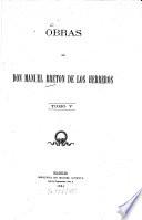 Obras de Don Manuel Breton de los Herreros