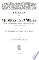 Obras de Francisco Martínez de la Rosa