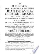 Obras de Juan de Avila