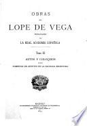 Obras de Lope de Vega publicadas por la Real Academia Española