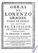 Obras de Lorenzo Gracian ...