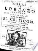 Obras de Lorenzo Gracián