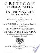 Obras de Lorenzo Gracian ...