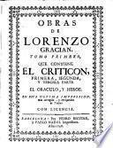 Obras de Lorenzo Gracian [pseud.]...