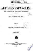 Obras de Miguel de Cervantes Saavedra