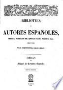 Obras de Miguel de Cervantes Saavedra
