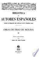 Obras de Tirso de Molina