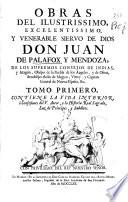 Obras del Ilustrissimo ... Don Juan de Palafox y Mendoza ... Obispo ... de Osma ...