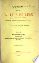 Obras del P. Mtro. Fr. Luis de León...
