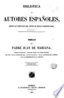Obras del padre Juan de Mariana