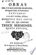 Obras del V.P.M.F. Luis de Granada del sagrado Orden de Predicadores ...