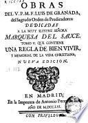 Obras del V.P.M.F. Luis de Granada, del Sagrado Orden de Predicadores ...