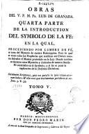 Obras del V. P. M. Fr. Luis de Granada