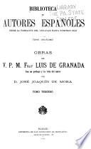 Obras del V. P. M. fray Luis de Granada