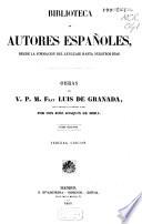 Obras del v.p.m. Fray Luis de Granada