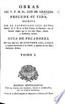Obras del V.P.M. fray Luis de Granada