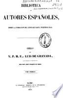 Obras del v.p.m. Fray Luis de Granada: (XXXVI, 739 p.)