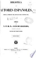 Obras del v.p.m. Fray Luis de Granada: (XXXVI, 739 p.)