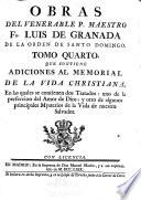 Obras del venerable P. Maestro Fr. Luis De Granada de la Orden de Santo Domingo