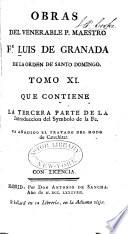 Obras del venerable P. Maestro Fr Luis de Granada ...