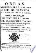 Obras del venerable P. Maestro Fr. Luis de Granada ...