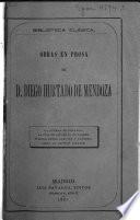 Obras en prosa de d. Diego Hurtado de Mendoza