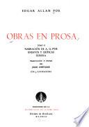Obras en prosa: Narración de A. G. Pym. Ensayos y críticas. Eureka