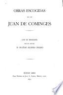 Obras escogidas de Don Juan de Cominges