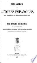 Obras escogidas de filósofos