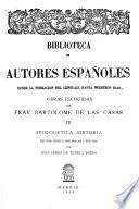 Obras escogidas de Fray Bartolomé de las Casas