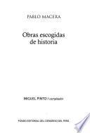 Obras escogidas de historia