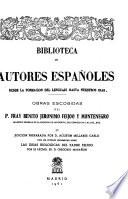 Obras escogidas del padre fray Benito Jerónimo Feijoo y Montenegro