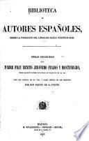 Obras escogidas del padre fray Benito Jerónimo Feijoo y Montenegro