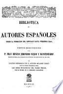 Obras escogidas del padre fray Benito Jerónimo Feijoo y Montenegro