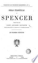 Obras filosóficas de Spencer