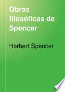 Obras filosóficas de Spencer
