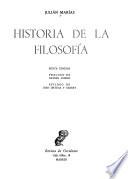 Obras: Historia de la filosofía