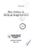 Obras históricas de Nicolas Maquiavelo