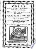 Obras historicas, politicas, filosoficas y morales