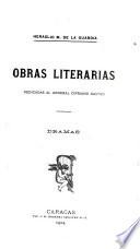 Obras literarias ...: Dramas