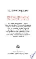 Obras literarias en castellano