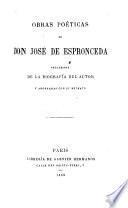 Obras poéticas de Don José de Esproceda