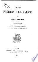 Obras poéticas y dramáticas de José Mármol