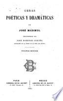 Obras poéticas y dramáticas de José Mármol