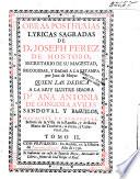 Obras posthumas lyricas humanas, 2